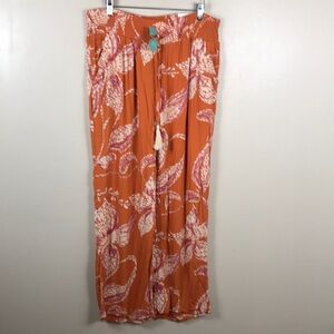Maurices Womens Large Boho Wide Leg Pant. NEW